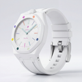 Royal Pop Hybrid Strap — Opal | Ceramic-TPU Band for Swatch × AP Royal Pop