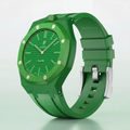 Royal Pop Hybrid Strap — Malachite | Ceramic-TPU Band for Swatch × AP Royal Pop